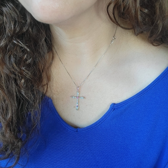 Sterling Silver Cross Pendant - Picture 8 of 8
